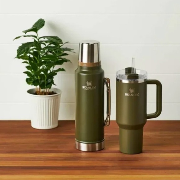 NWT Stanley 40oz Stainless Steel H2.0 Flowstate Quencher Tumbler Hearth & Hand™ - Picture 12 of 12